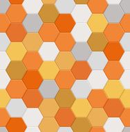 seamless geometric hexagon pattern
