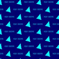 pattern with Christmas trees