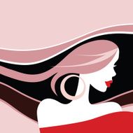 Beautiful Woman Vector illustration
