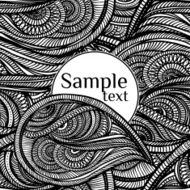 textile monochrome frame of lace N2
