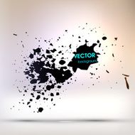 Abstract Ink Blot for Grunge Backgound N108