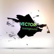 Abstract Ink Blot for Grunge Backgound N109