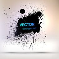 Abstract Ink Blot for Grunge Backgound N110