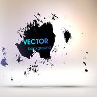 Abstract Ink Blot for Grunge Backgound N113