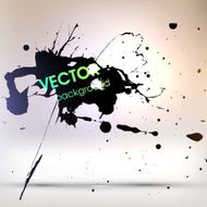 Abstract Ink Blot for Grunge Backgound N117