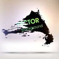 Abstract Ink Blot for Grunge Backgound N118