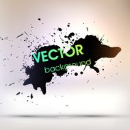 Abstract Ink Blot for Grunge Backgound N122