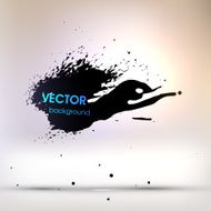 Abstract Ink Blot for Grunge Backgound N126