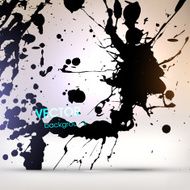 Abstract Ink Blot for Grunge Backgound N129