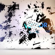 Abstract Ink Blot for Grunge Backgound N131