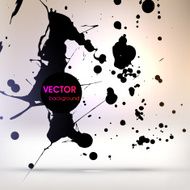Abstract Ink Blot for Grunge Backgound N133