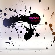 Abstract Ink Blot for Grunge Backgound N134