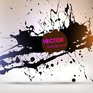 Abstract Ink Blot for Grunge Backgound N136