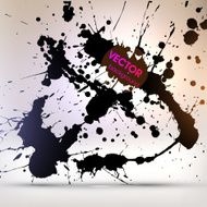 Abstract Ink Blot for Grunge Backgound N137