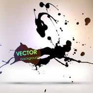 Abstract Ink Blot for Grunge Backgound N139