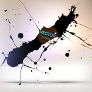 Abstract Ink Blot for Grunge Backgound N140