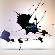 Abstract Ink Blot for Grunge Backgound N144