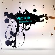 Abstract Ink Blot for Grunge Backgound N145
