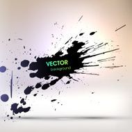 Abstract Ink Blot for Grunge Backgound N147