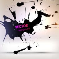Abstract Ink Blot for Grunge Backgound N148