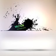 Abstract Ink Blot for Grunge Backgound N150