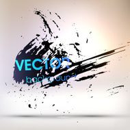 Abstract Ink Blot for Grunge Backgound N152