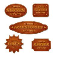 leather sale tags
