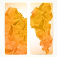 Set of abstract vector banners N2