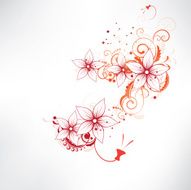 vector floral design element