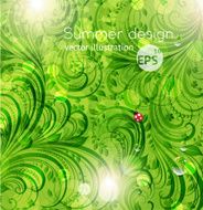 Floral Retro Background for Vintage Design N55
