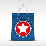 Shopping bag with USA flag N2