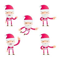 Santa in various poses N14