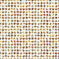 Retro circles seamless pattern