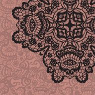 Elegant lacy doily N6