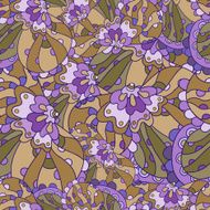 Seamless floral lilac pattern
