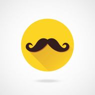 Vector Mustache Icon N2