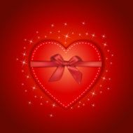 red heart gift