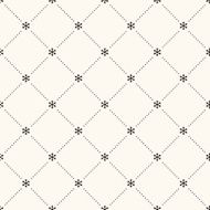 Vector seamless winter retro pattern N3