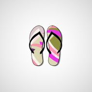 Abstract illustration on flip flops N162