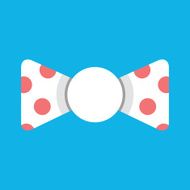 Vector Polka Dot Bow Tie N3