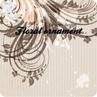 Floral Retro Background for Vintage Design N73