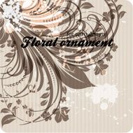 Floral Retro Background for Vintage Design N78