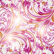 Floral Retro Background for Vintage Design N79