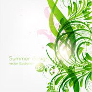 Floral Retro Background for Vintage Design N90