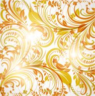 Floral Retro Background for Vintage Design N97