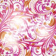 Floral Retro Background for Vintage Design N98