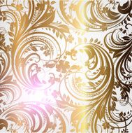 Floral Retro Background for Vintage Design N118