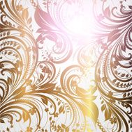 Floral Retro Background for Vintage Design N120