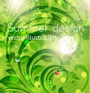 Floral Retro Background for Vintage Design N121