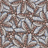 Abstract seamless floral pattern N57